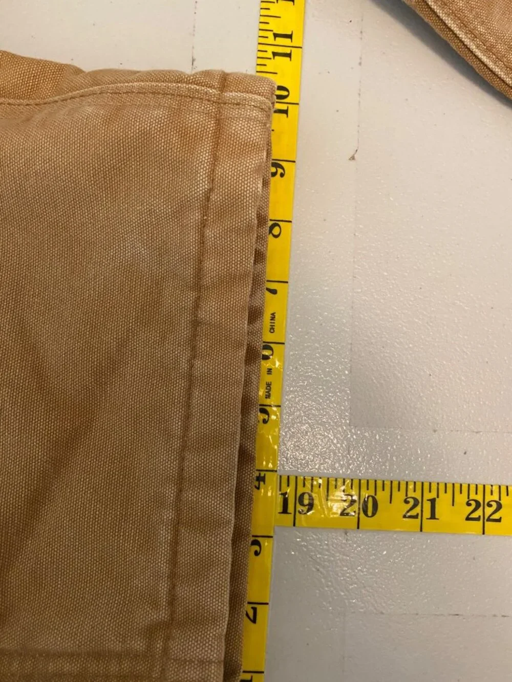 Carhartt Mens Brown Canvas Lined Overalls 36x30 Heavy-Duty Workwear Made In USA
